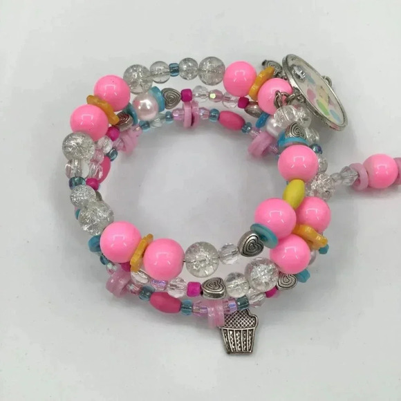 Handmade Charm Wrap Bracelets Kawaii Pop Art Lolita Retro Pastel Goth Kandy ddlg - Picture 2 of 10